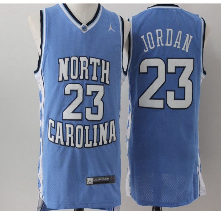 Cheap NCAA Men North Carolina Tar Heels Blue 23 Jordan NCAA Jerseys